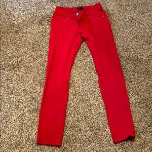 Red “Jeggings”